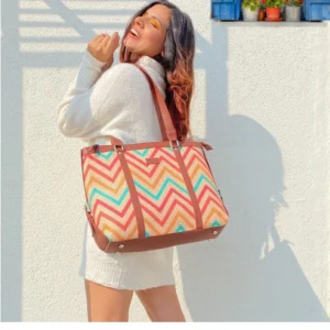 Multicolor Mandala Print - Women's Office Bag & Flap Sling Bag Combo