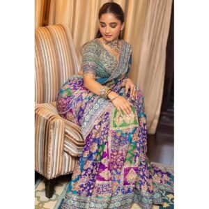 Chinon Silk Saree