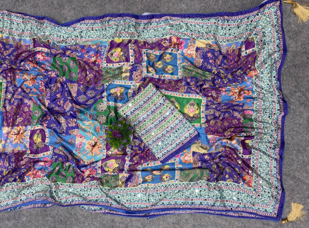 Chinon Silk Saree - Image 9
