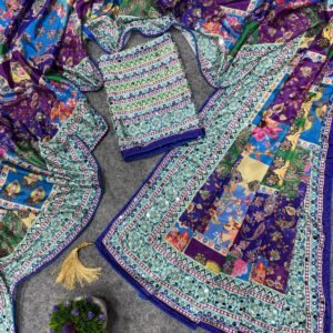 Chinon Silk Saree