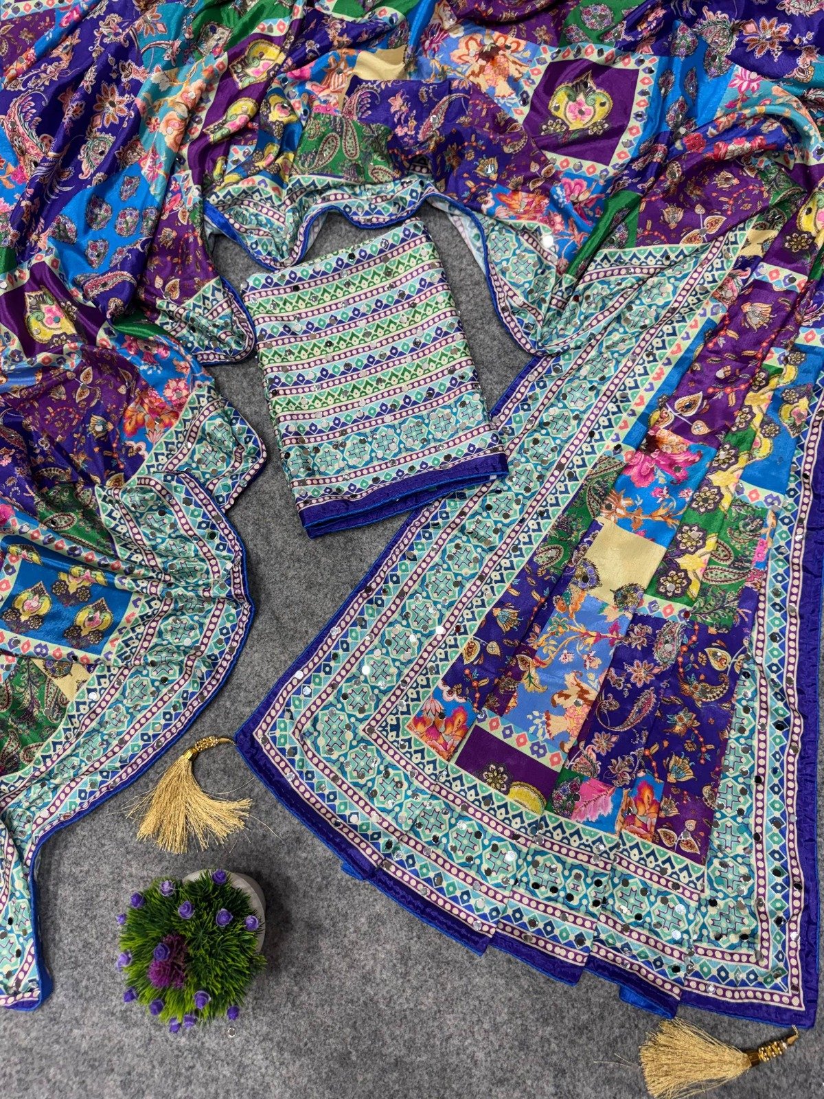 Chinon Silk Saree - Image 2