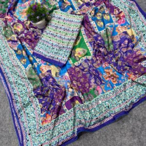 Chinon Silk Saree