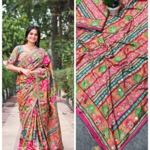 Chinon Silk Saree