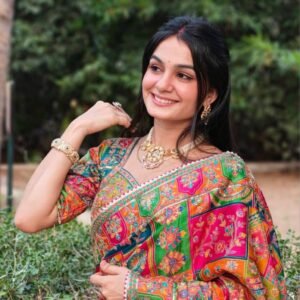 Chinon Silk Saree