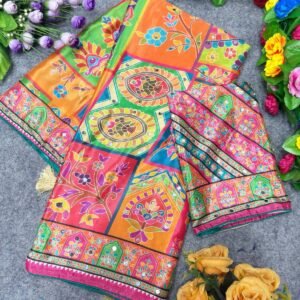 Chinon Silk Saree