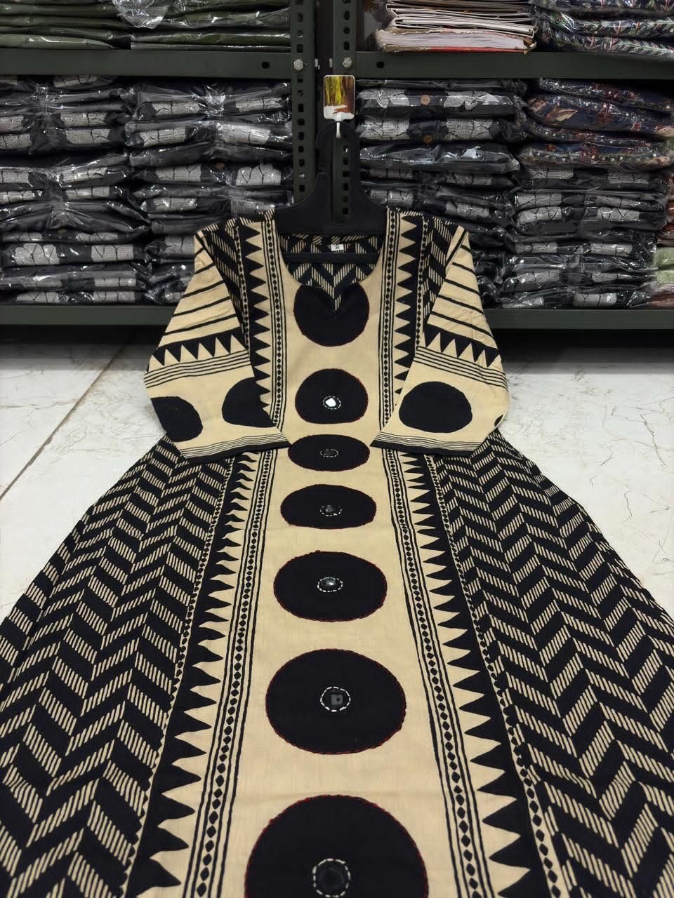 Ajrakh Cotton Suit Set - Image 9
