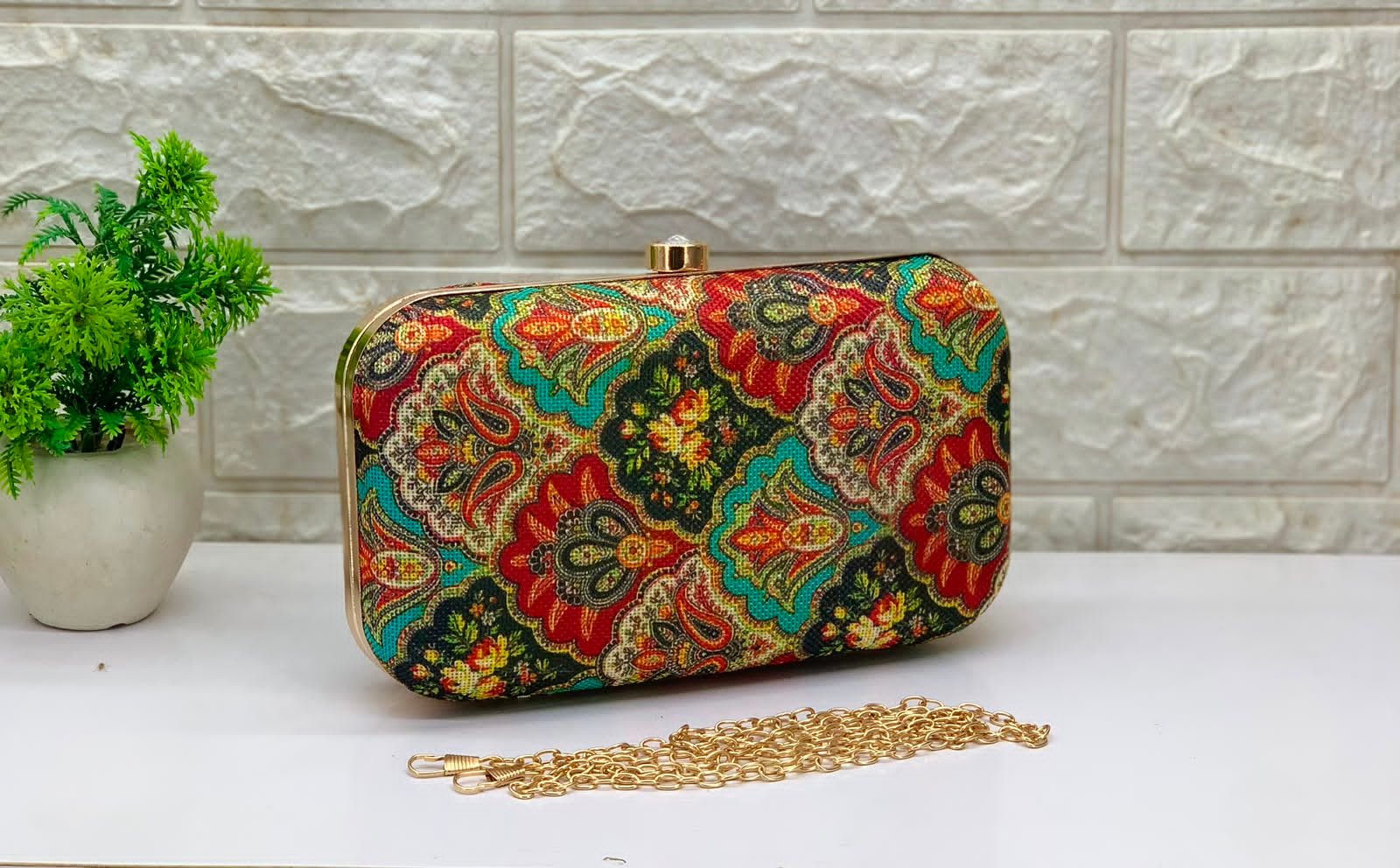 New Latest Jute Clutch Sling For Women And Girls - Image 8