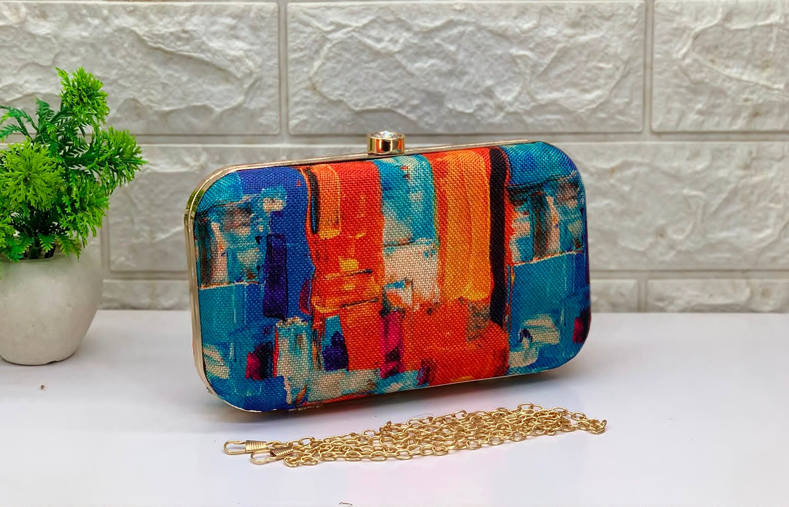 New Latest Jute Clutch Sling For Women And Girls - Image 6