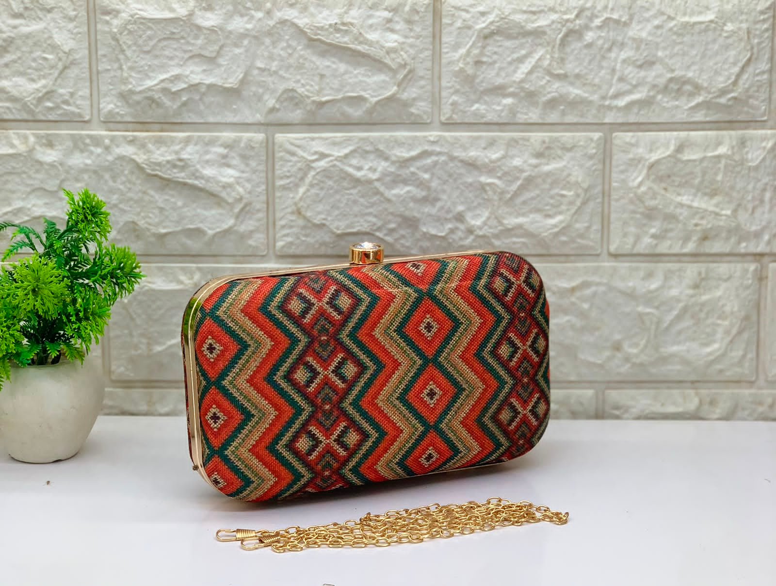 New Latest Jute Clutch Sling For Women And Girls - Image 9