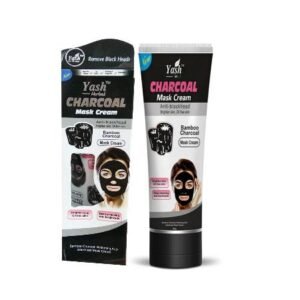 Yash Herbal Charcoal Mask Cream (Anti-Blackhead & Deep Cleansing) Cream