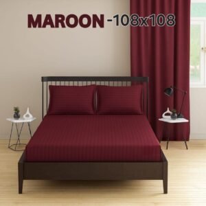 KING SIZE BEDSHEET 108*108 WITH TWO PILLOW COVERS