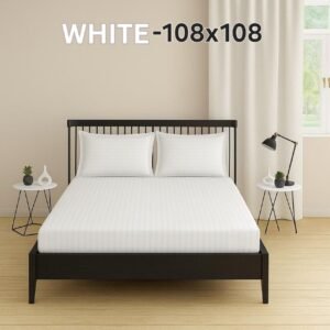 KING SIZE BEDSHEET 108*108 WITH TWO PILLOW COVERS